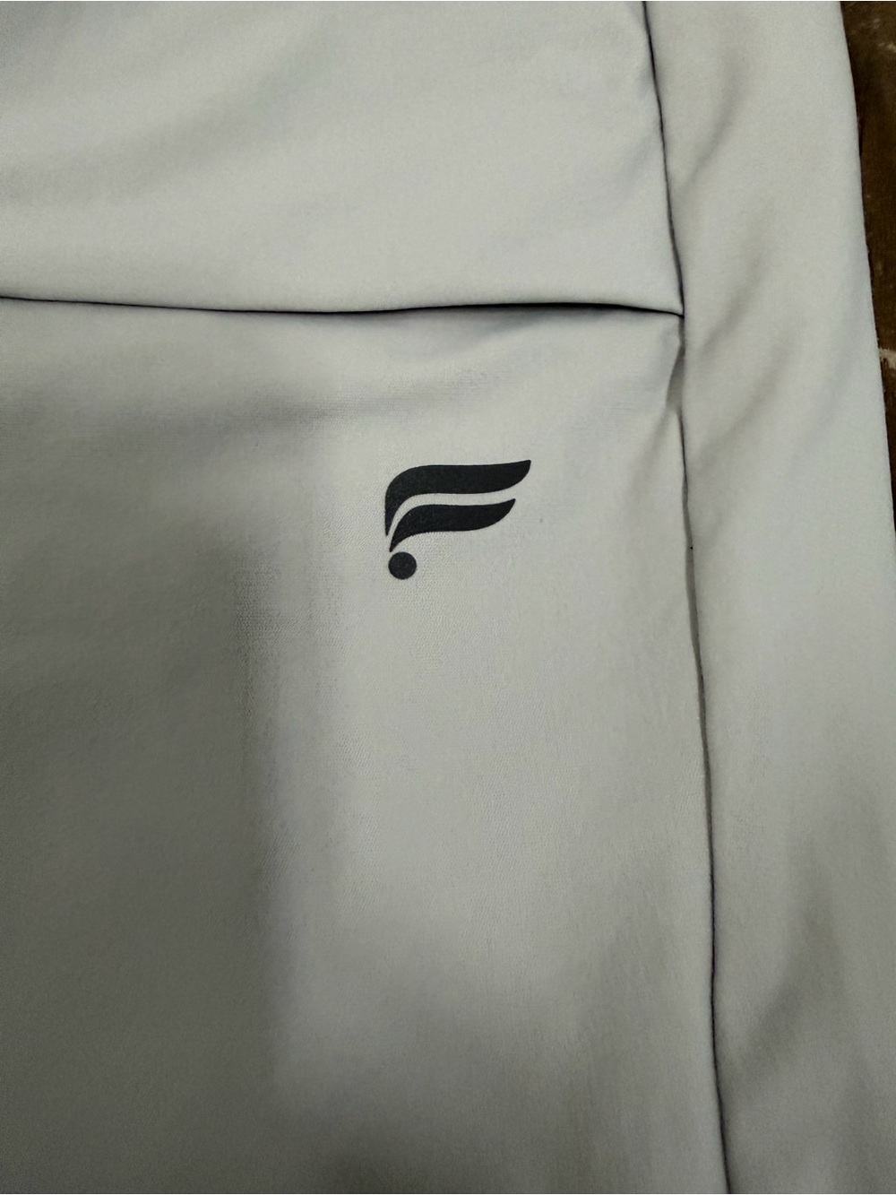 Fabletics Light Gray Drawstring Track Pants - Picture 7 of 7